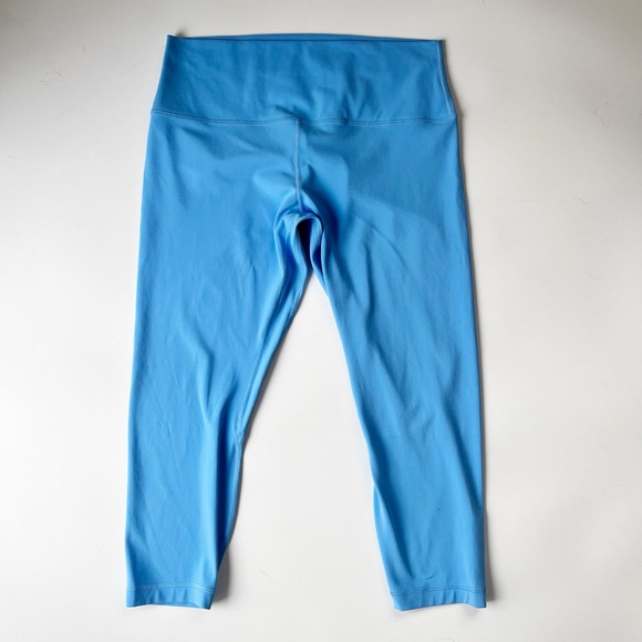 Lululemon Align Crop Leggings Pool Party Blue 23” Size 14 - Picture 5 of 11